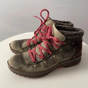 Merrell Womens Tan Brown Eventyr Bluff Waterproof Hiking Outdoor Boots Size 9.5